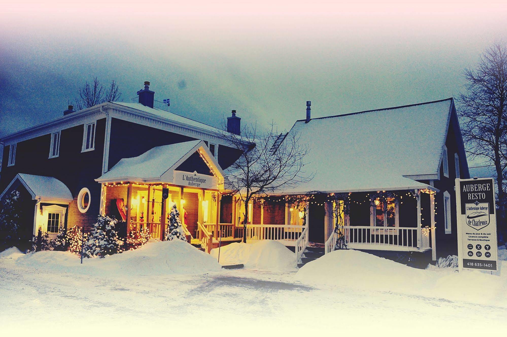 L'Authentique Auberge De Charlevoix Hotel Les Éboulements Buitenkant foto