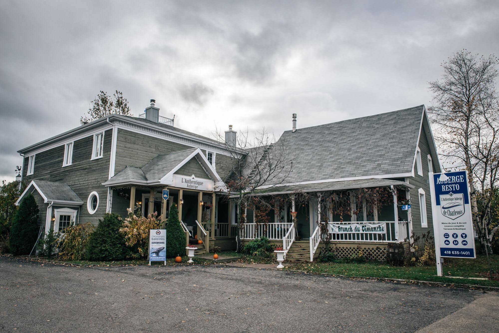 L'Authentique Auberge De Charlevoix Hotel Les Éboulements Buitenkant foto